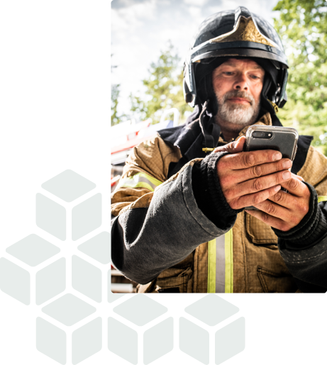 brandweerman webinar held beeld