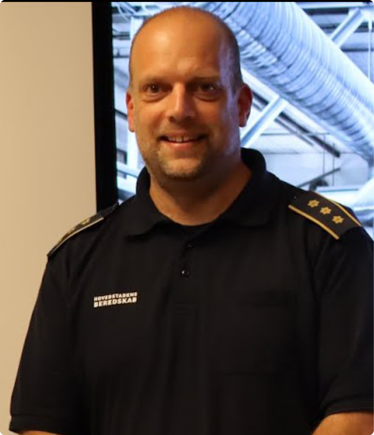 christofferChristoffer Nygaard Manager operations en ontwikkeling van het 112-alarm- en operatiecentrum van de brandweer van Kopenhagen